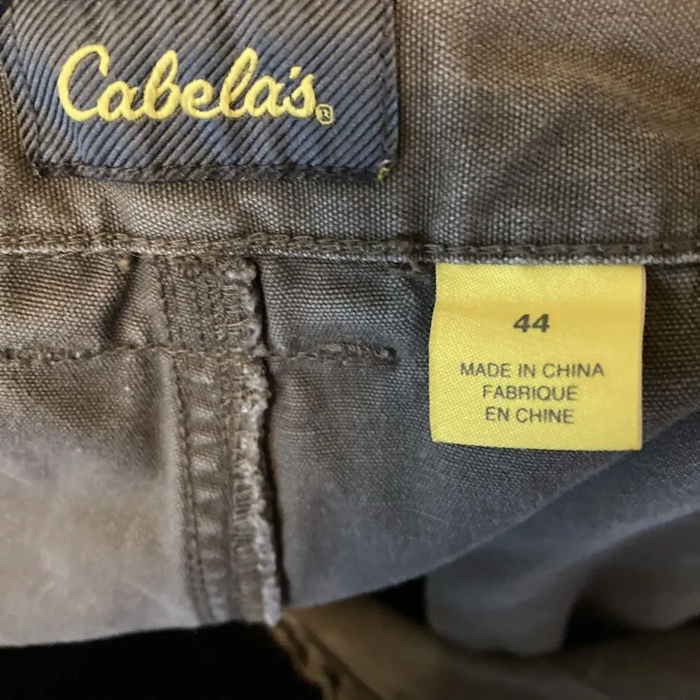 Cabelas Mens Cargo Shorts  Size 44 Outdoor Cotton Hiking Fishing Lot Of 2